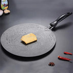 Sartén plancha de hierro de 30 cm para cocinas de gas e inducción