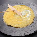 Sartén plancha de hierro de 30 cm para cocinas de gas e inducción
