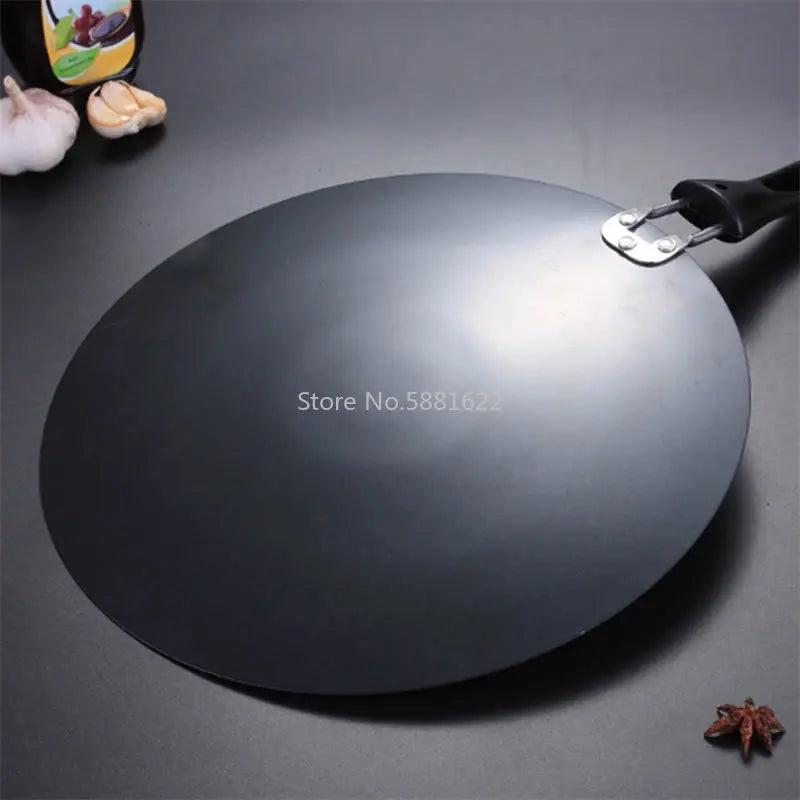 30cm Iron Griddle Pan for Gas and Induction Cooker