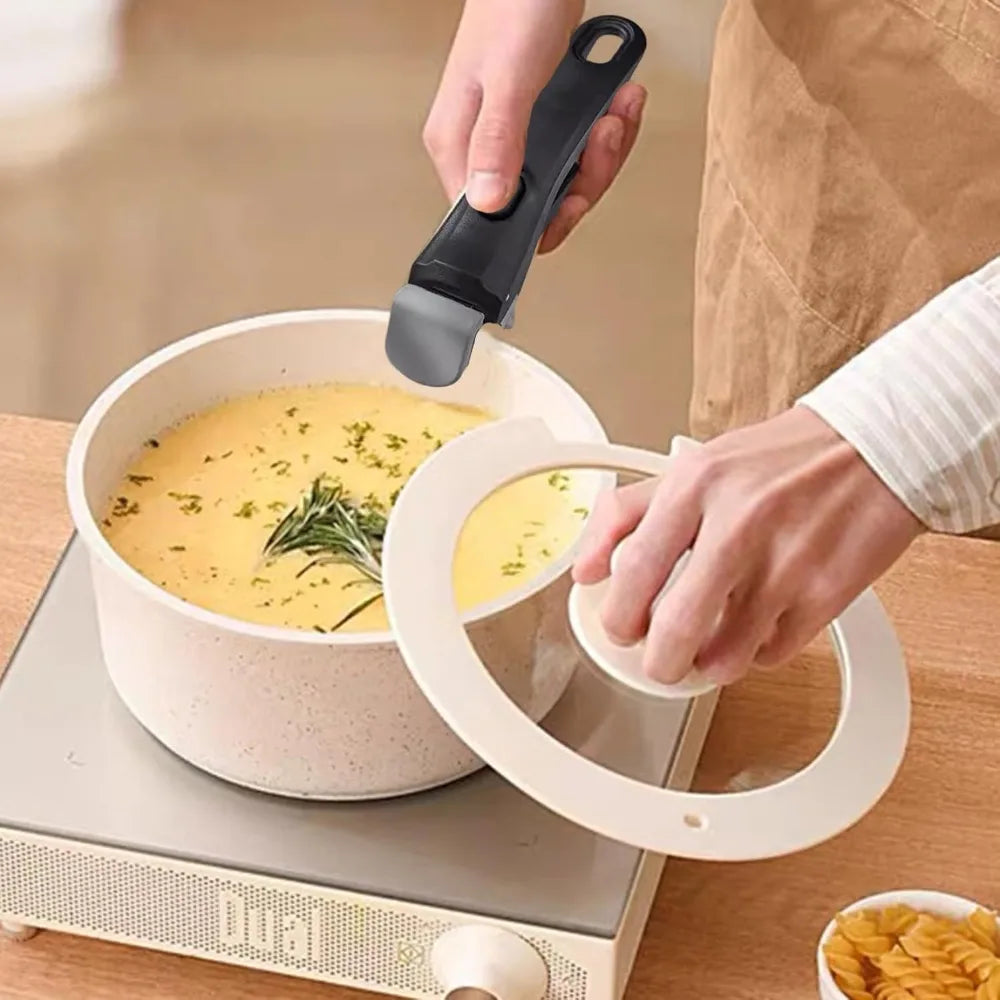 19cm Replaceable Universal Pot Handle with Detachable Design for Home and Outdoor Use