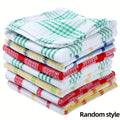 Plaid Kitchen Towels – Microfiber Dish Cloths (3/5/10pcs)