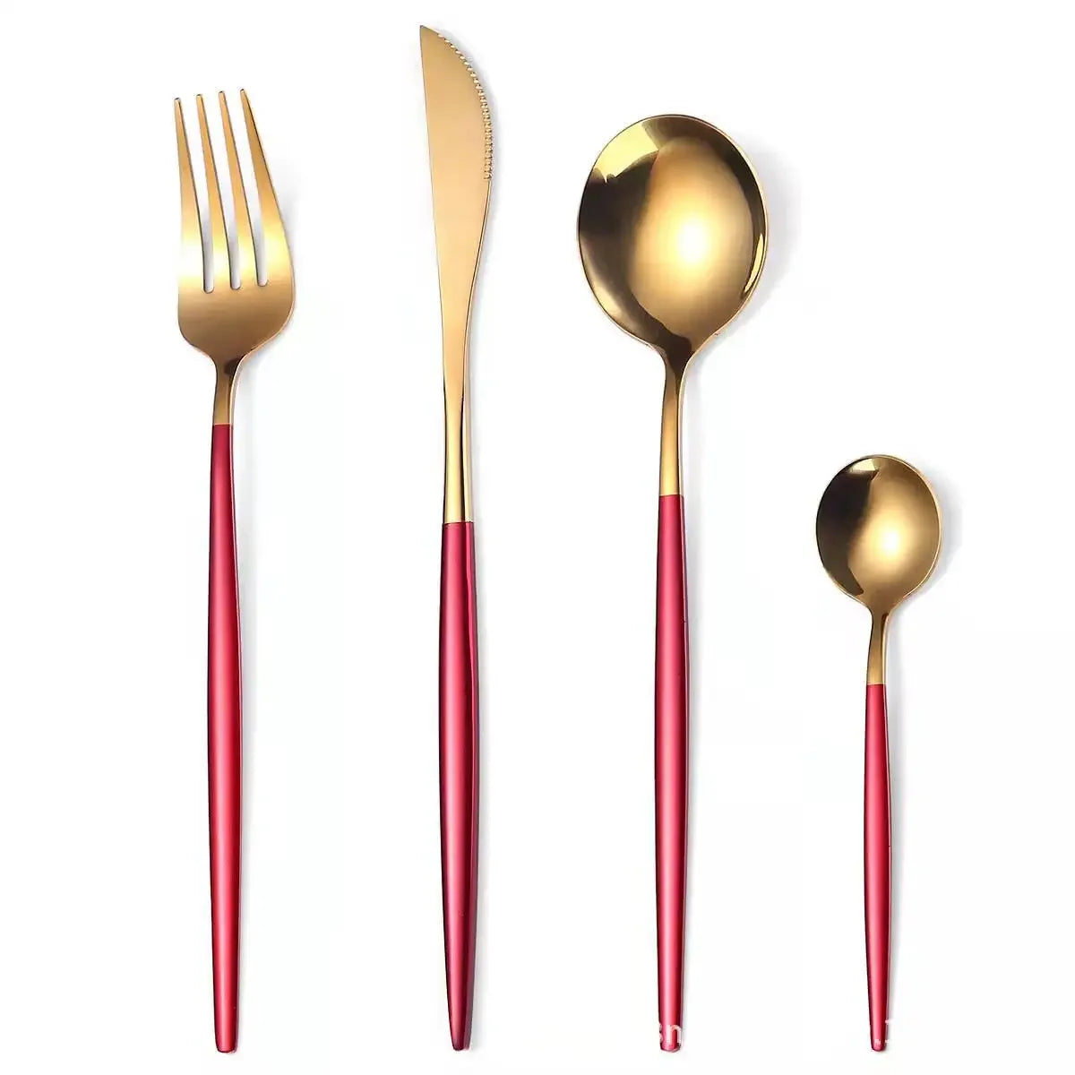 Stainless Steel Cutlery Set with Fork, Spoon, Knife & Chopsticks