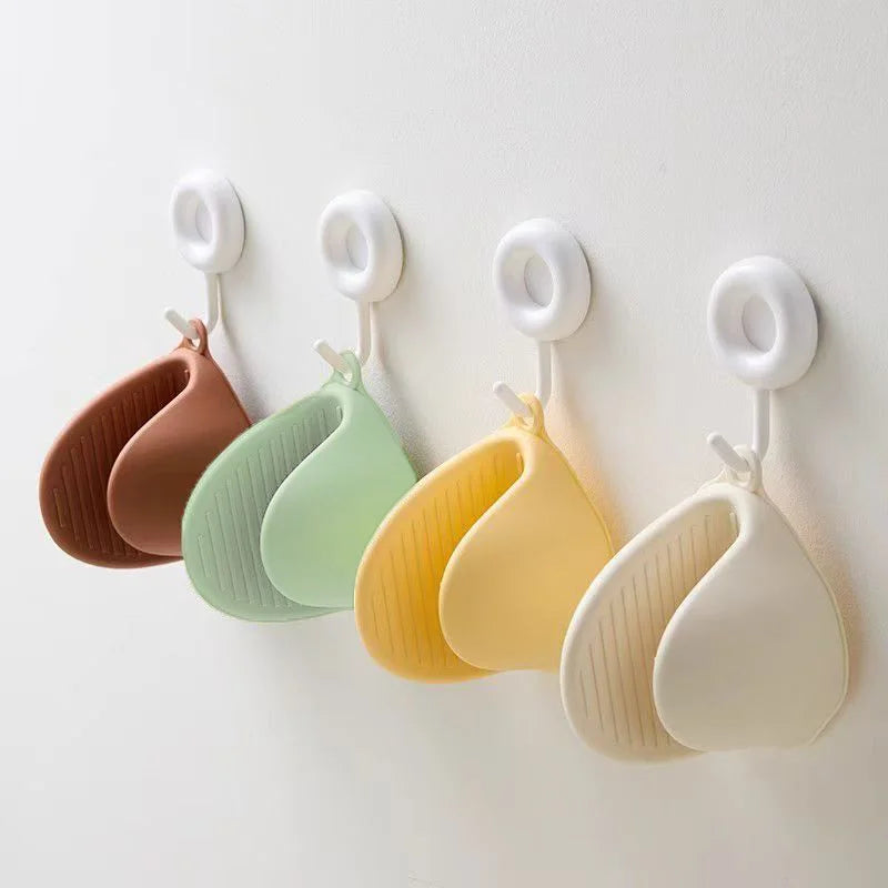 Silicone Oven Mitts & Potholders (Set of 2)