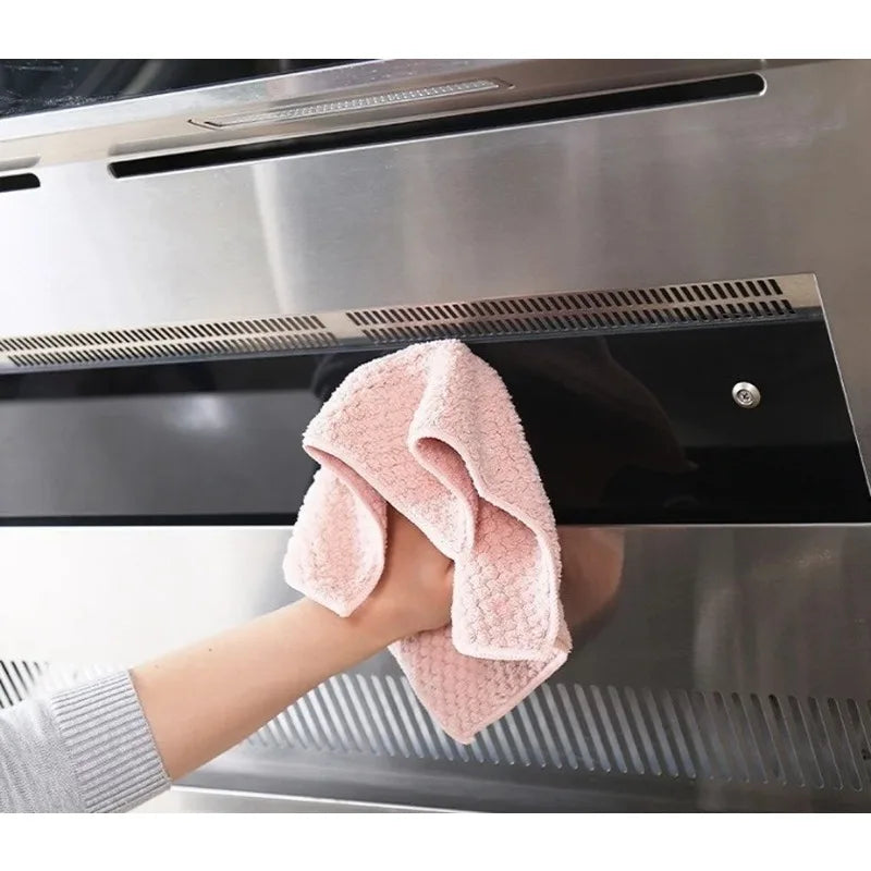 Paño de microfibra para platos – Paño de limpieza cuadrado absorbente