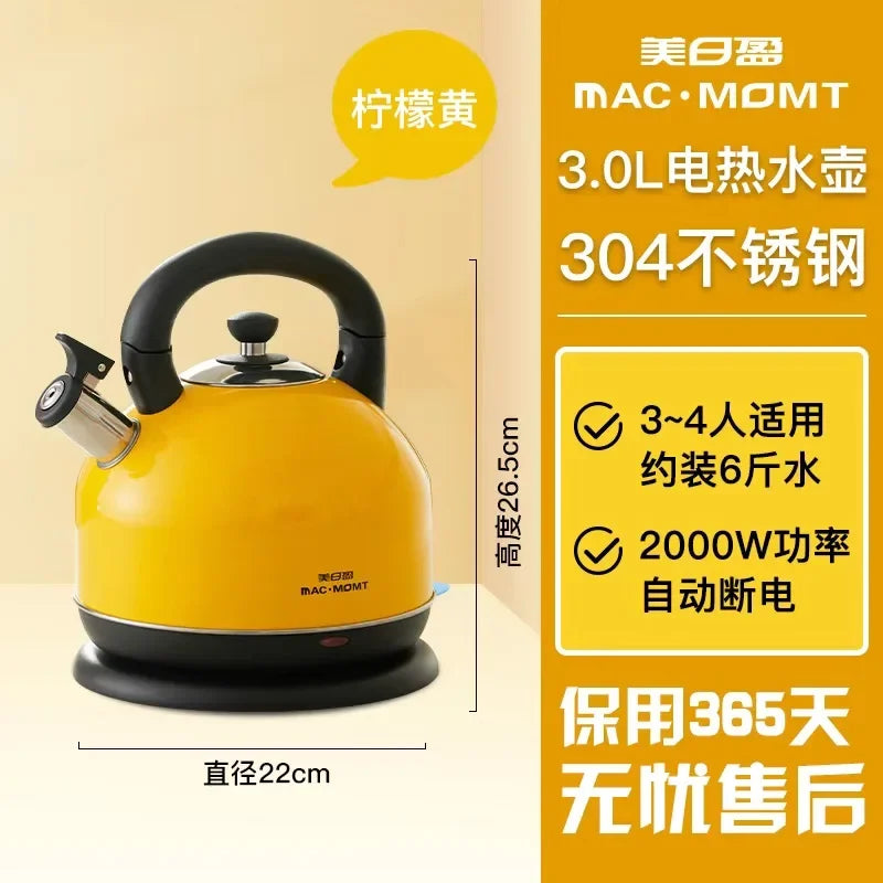Hervidor eléctrico - Acero inoxidable con apagado automático