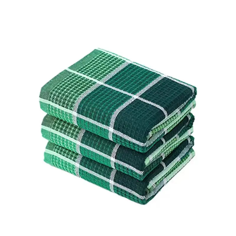 Paños de Cocina a Cuadros - Pack de 3 (38×65 cm)