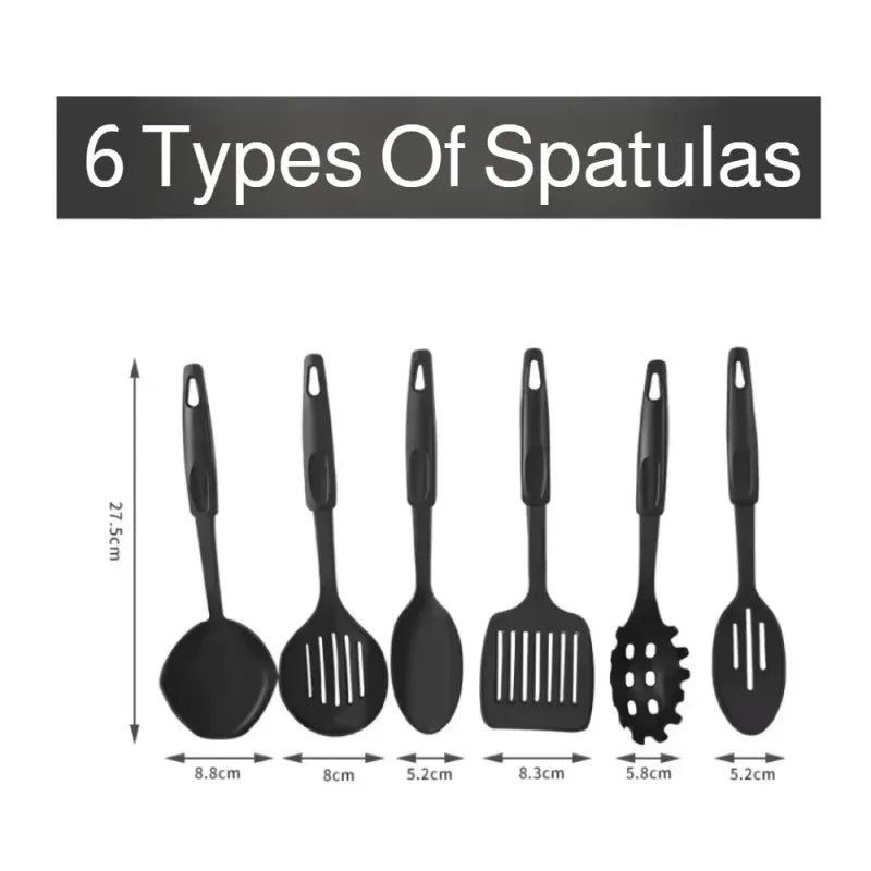 Juego de utensilios de cocina de hierro fundido antiadherente con tapas