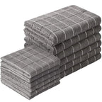 Microfiber Kitchen Towels and Dishcloths Set (12-Pack)