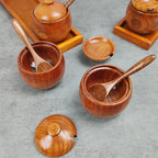 Wooden Spice & Pepper Shaker Set
