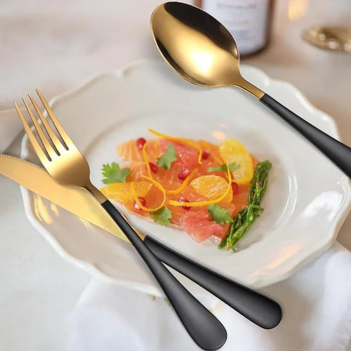 24-Piece Stainless Steel Flatware Set for 6