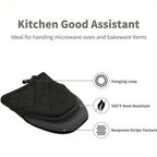 Oven Mitts with Silicone Grip