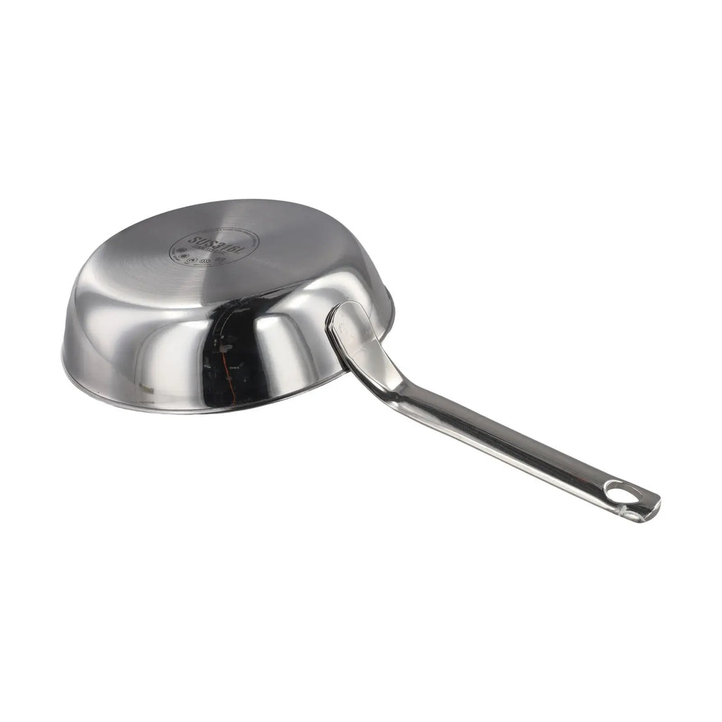 Mini Sartén de Acero Inoxidable para Huevos con Pico Vertedor