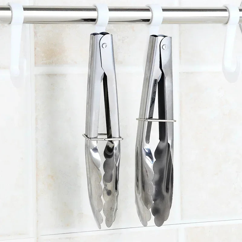 Stainless Steel Kitchen Tongs with Sliding Lock