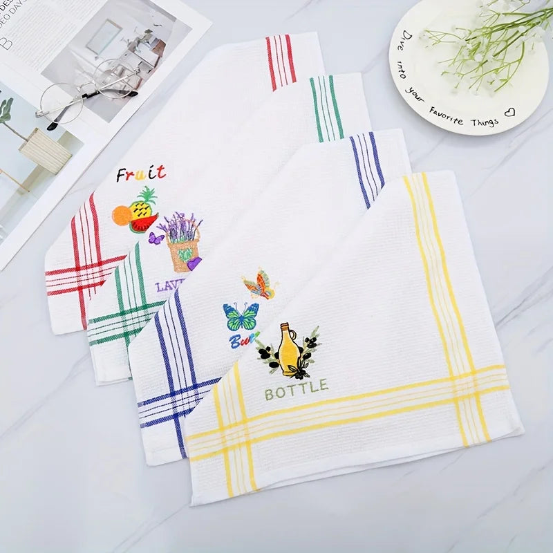 Kitchen Dish Towels, Set of 4