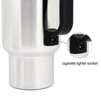 12V Car Electric Kettle – Stainless Steel, 450ml