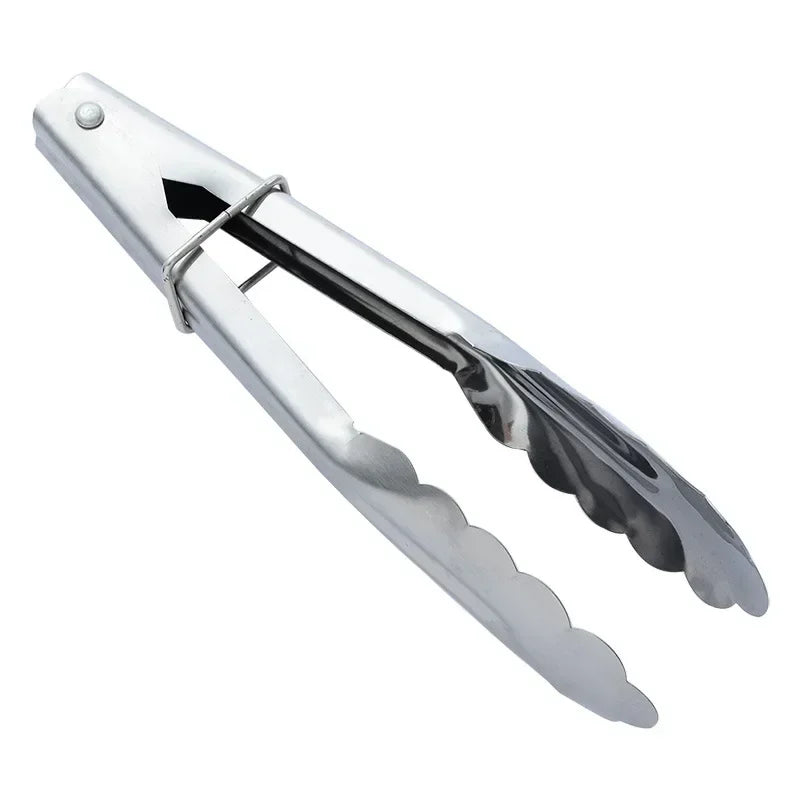 Stainless Steel Kitchen Tongs with Sliding Lock