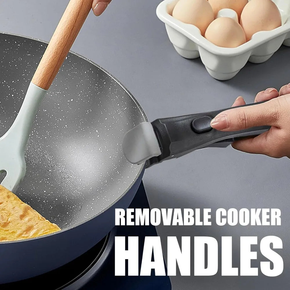 19cm Replaceable Universal Pot Handle with Detachable Design for Home and Outdoor Use
