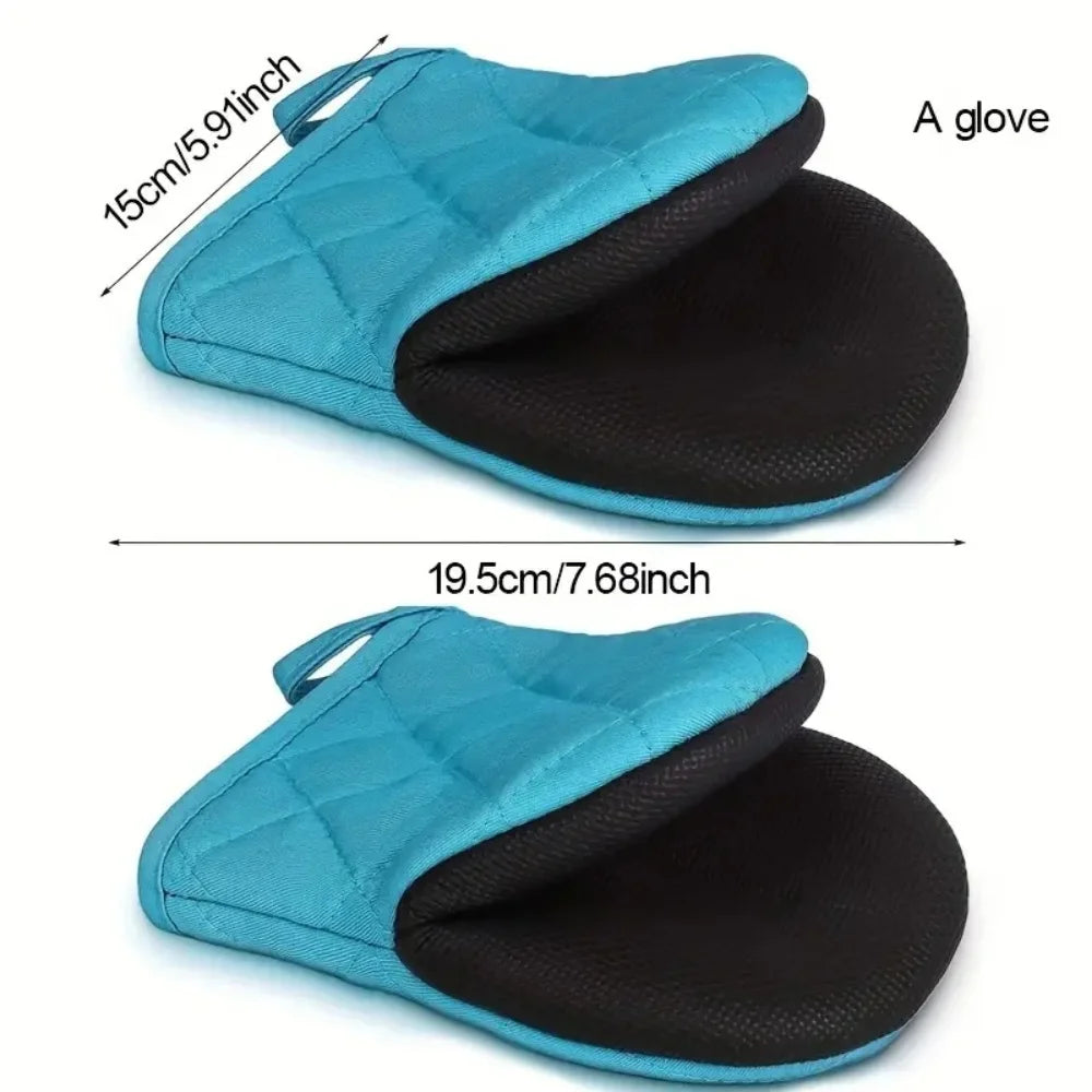 Oven Mitts with Silicone Grip