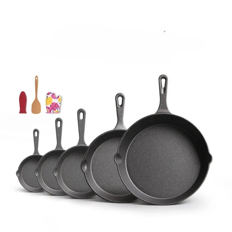 Cast Iron Frying Pan – Uncoated, No Lid