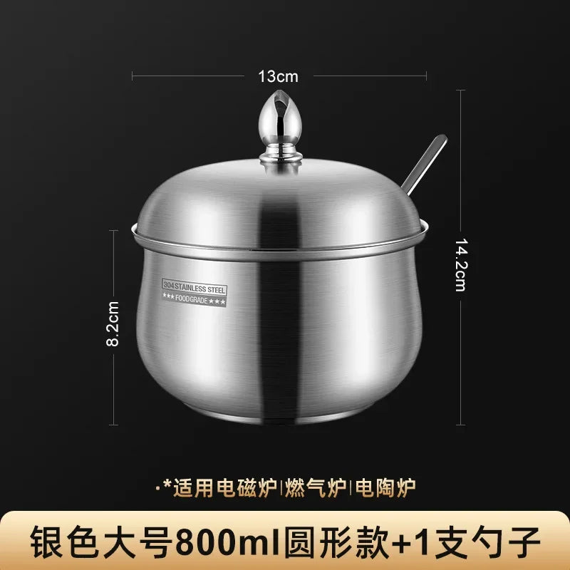 Stainless Steel Seasoning Jar with Lid