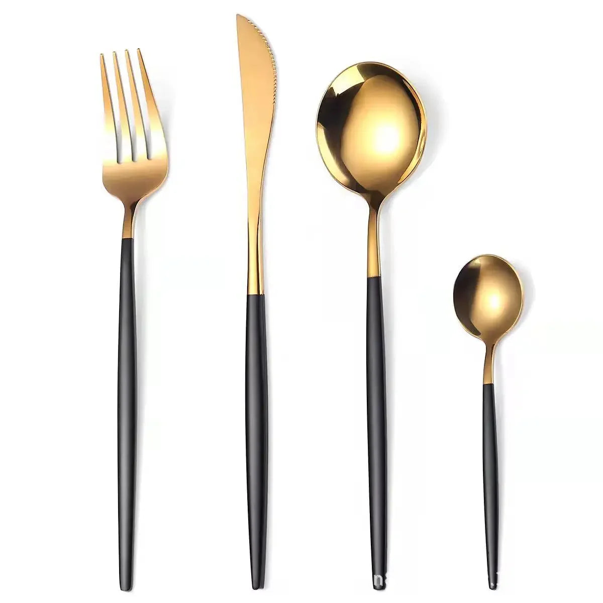 Stainless Steel Cutlery Set with Fork, Spoon, Knife & Chopsticks
