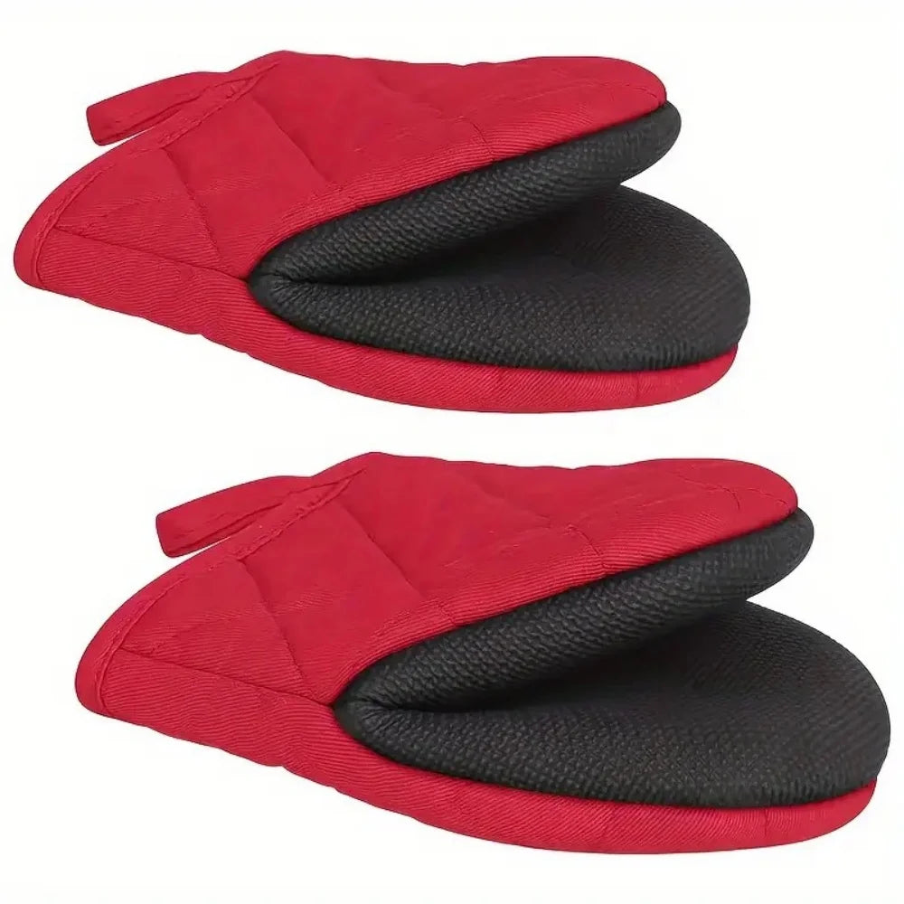Guantes de horno con agarre de silicona