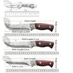 Hand Forged Kitchen Knife Set – Stainless Steel Boning & Cleaver Knives
