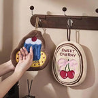 Toalla de mano absorbente para colgar