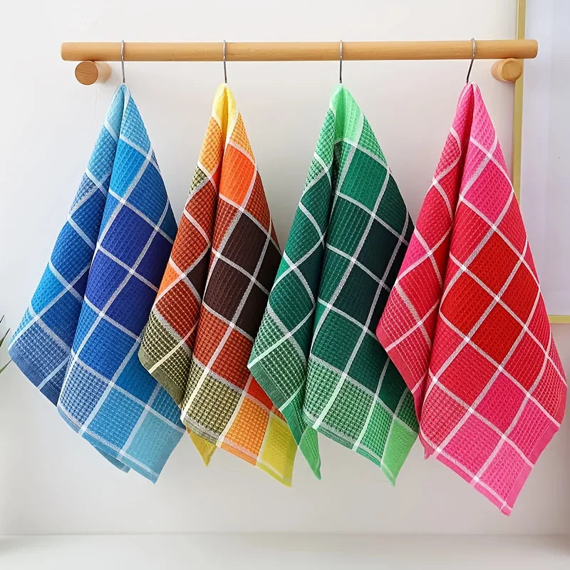 Paños de Cocina a Cuadros - Pack de 3 (38×65 cm)