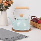 1.5L Enamel Stovetop Kettle