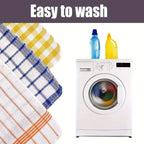 Plaid Kitchen Towels – Microfiber Dish Cloths (3/5/10pcs)