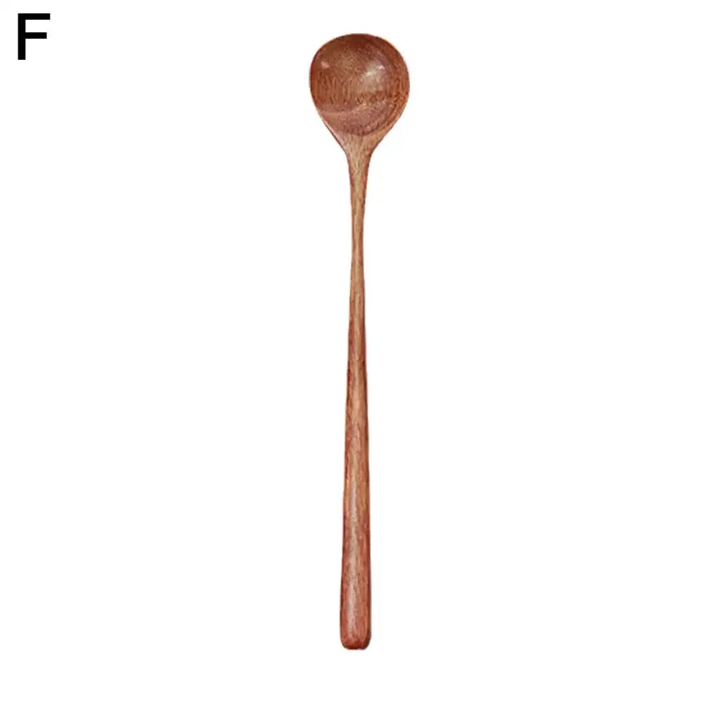 Wooden Serving Spoon with Long Handle