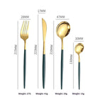 4-Piece Stainless Steel Flatware Set