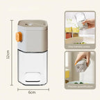 Salero y pimentero de precisión – Tarro de cristal de 240 ml