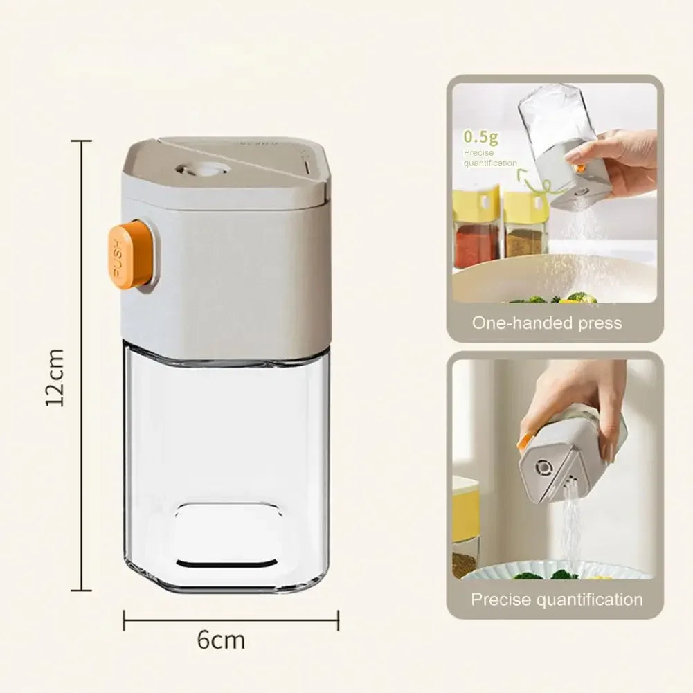 Salero y pimentero de precisión – Tarro de cristal de 240 ml