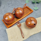 Wooden Spice & Pepper Shaker Set