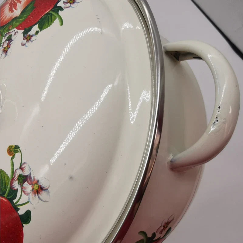 Juego de utensilios de cocina esmaltados Fresa (3 piezas)