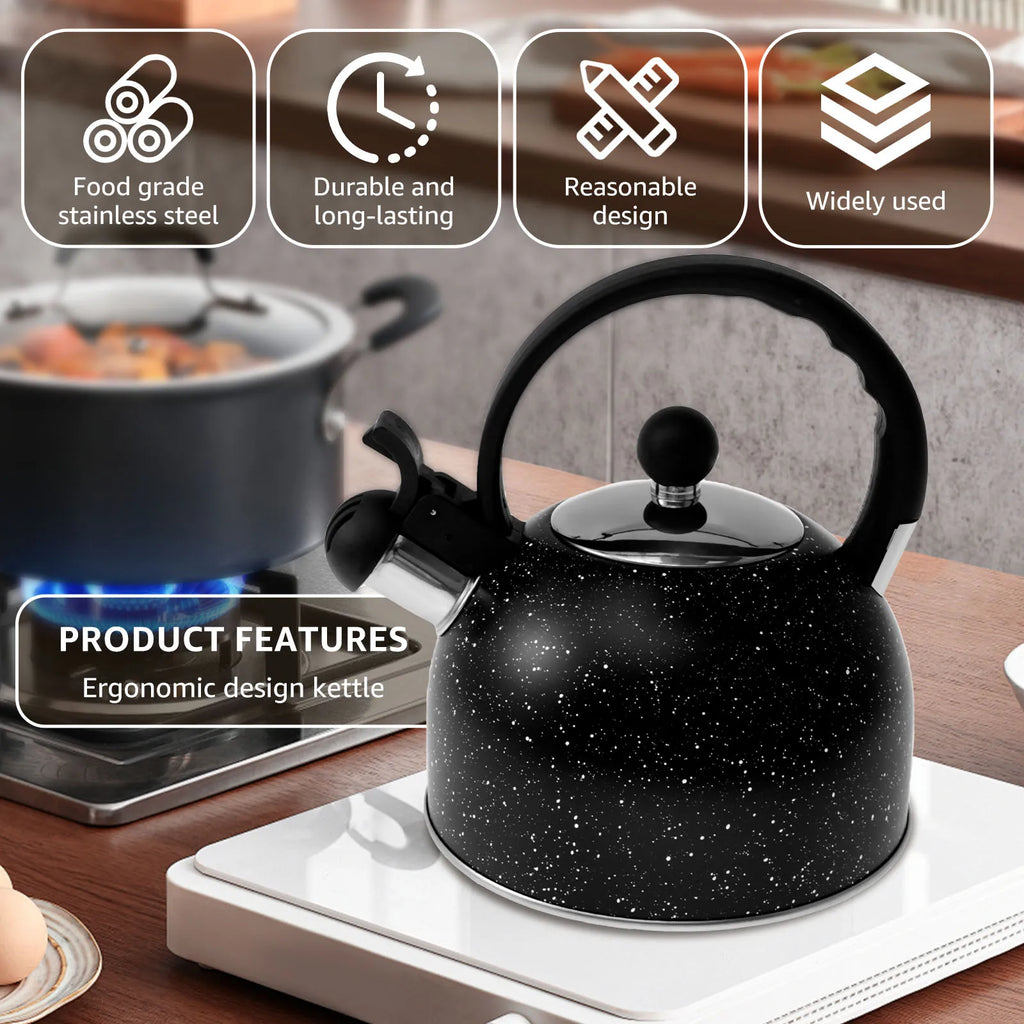 Stainless Steel Whistling Stovetop Kettle