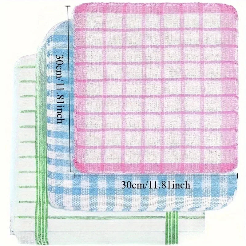 12pcs Fiber Kitchen Dish Towels