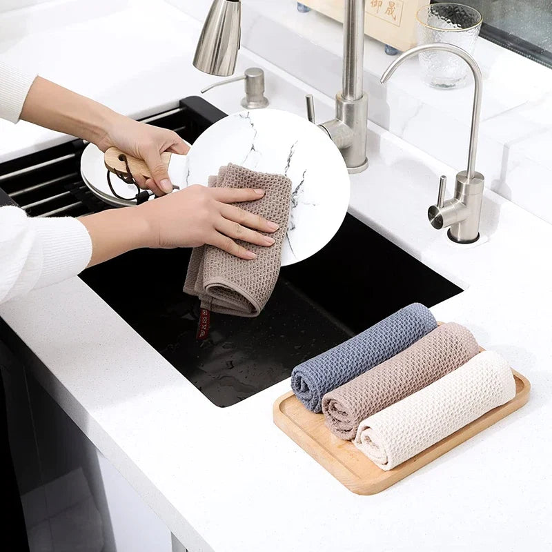 Cotton Waffle Weave Dish Cloths