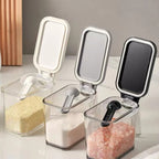 Seasoning Box with Lid and Spoon
