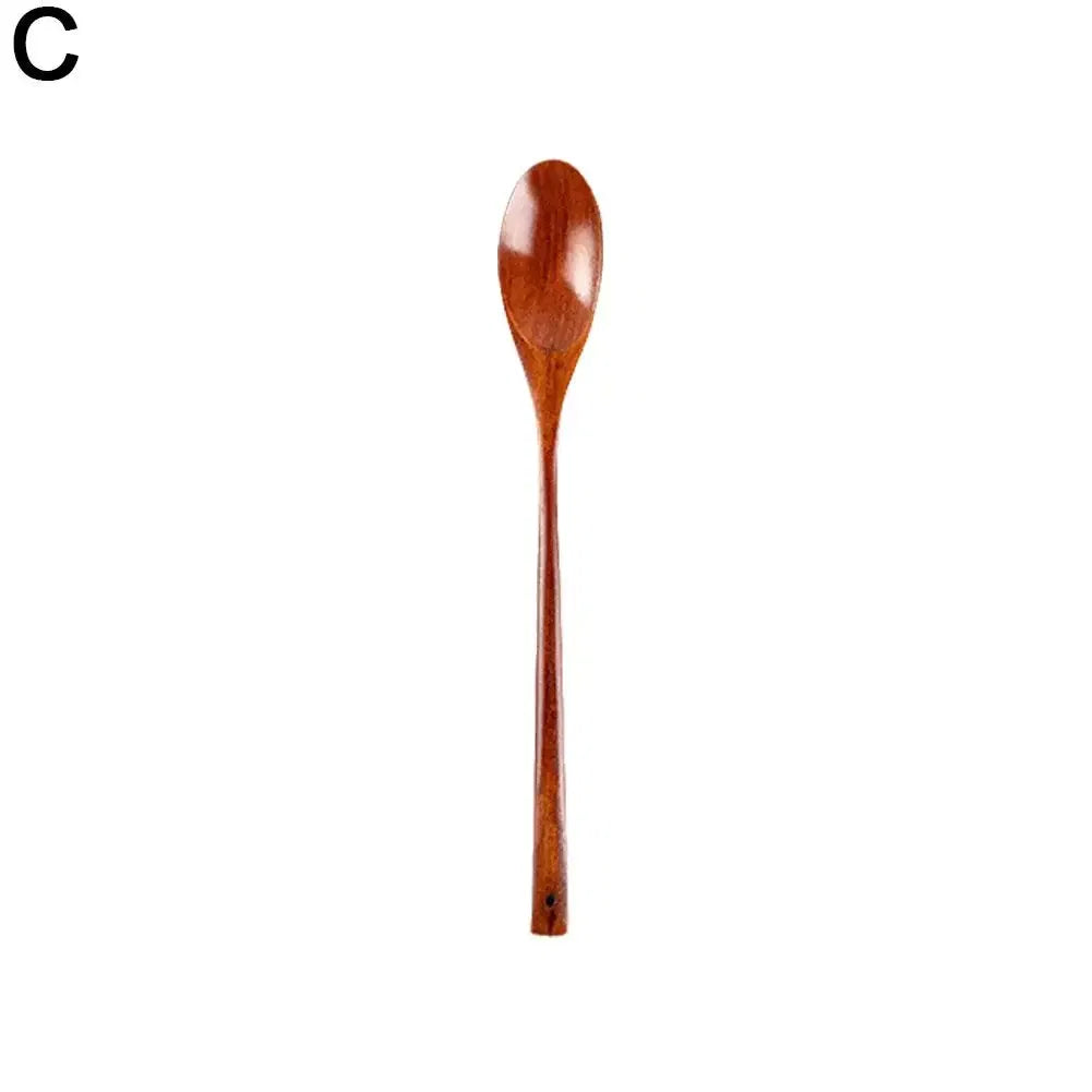 Wooden Serving Spoon with Long Handle