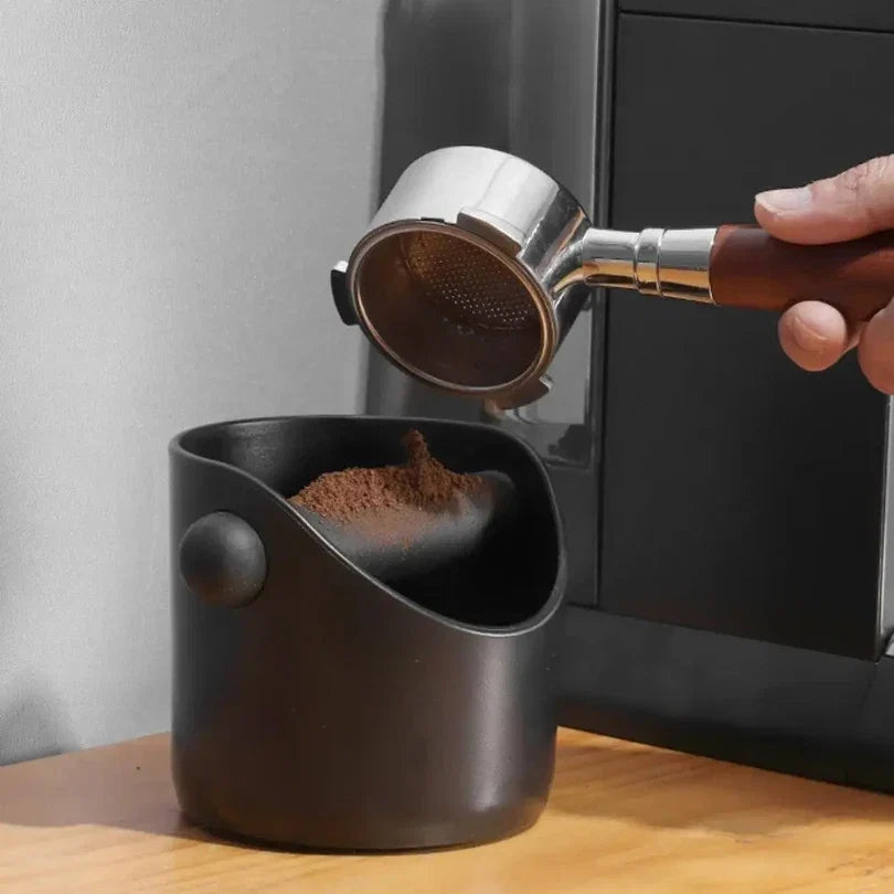 Coffee Knock Box with Grounds Container