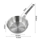 Mini Sartén de Acero Inoxidable para Huevos con Pico Vertedor
