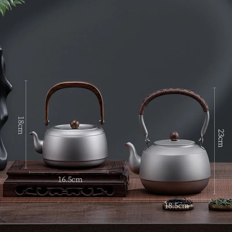 Pure Titanium Kettle with Anti-Scald Handle