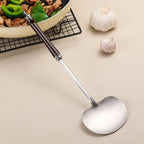 Stainless Steel Wok Spatula with Wooden Handle