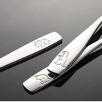 Stainless Steel Children's Cutlery Set with Dinosaur Pattern