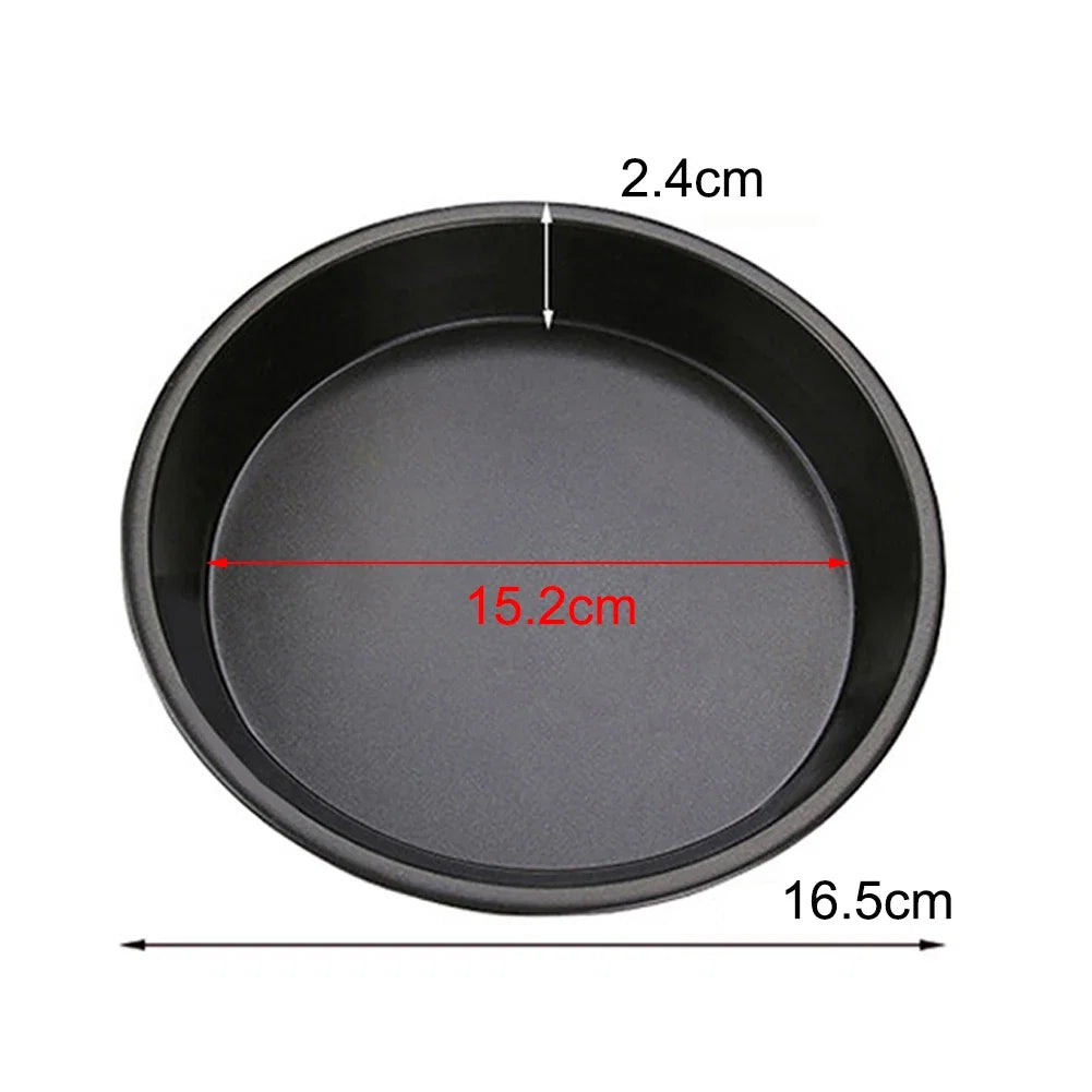 Bandeja Antiadherente de Acero al Carbono para Pizza (15–25 cm)