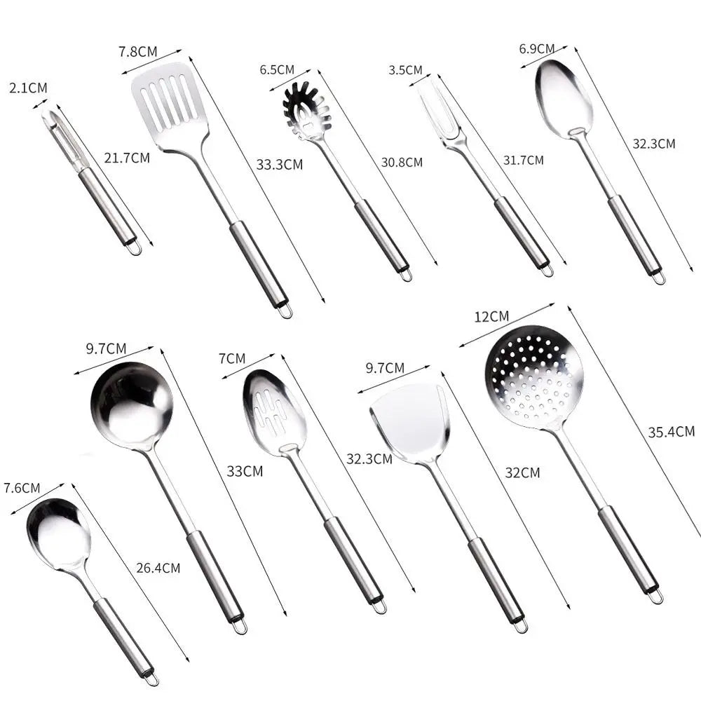 Stainless Steel Cooking Utensil Set