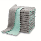 10-Pack Small Dish Washing Cloths, 9.4" x 5.5", Assorted Colors